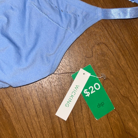 NWT- DIP BRAND - Blue yoga top “Wicking” “Color Run Women Active” Size: Small - Picture 2 of 11